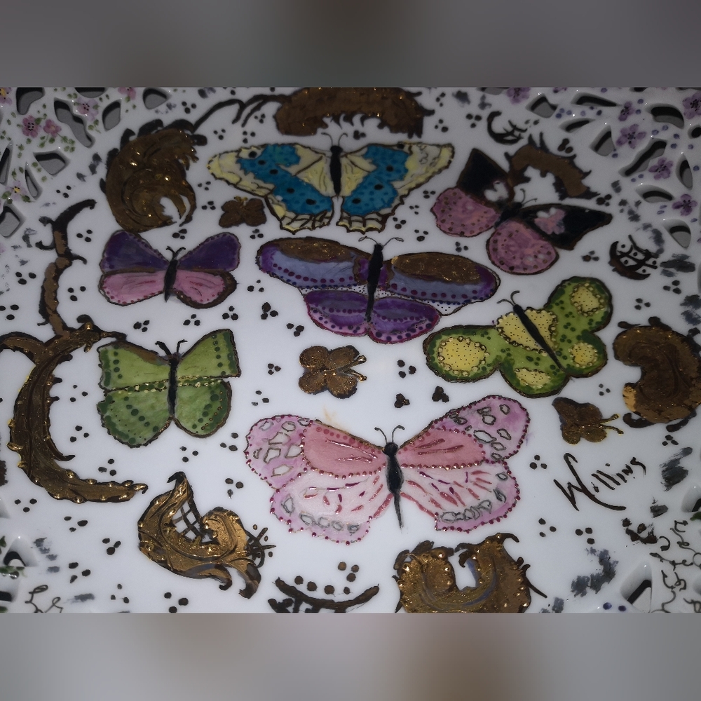 SALE International Porcelain Artists & Teachers Inc. Decorative Dish - Picture 6 of 12